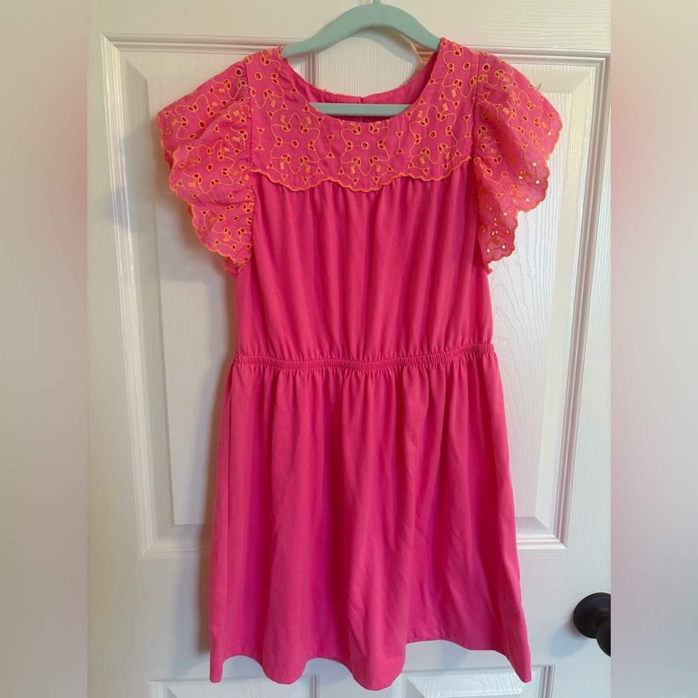 Girls Large Lilly Pulitzer Pink Knot Dress VGUC
